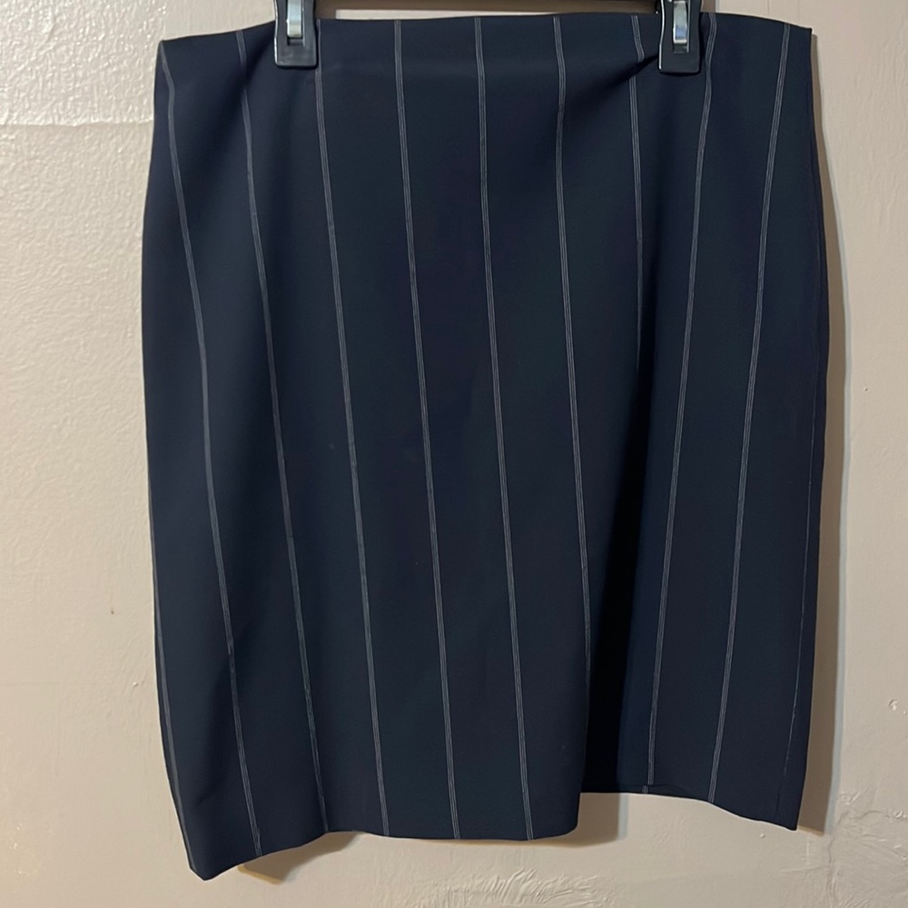 Express striped pencil skirt